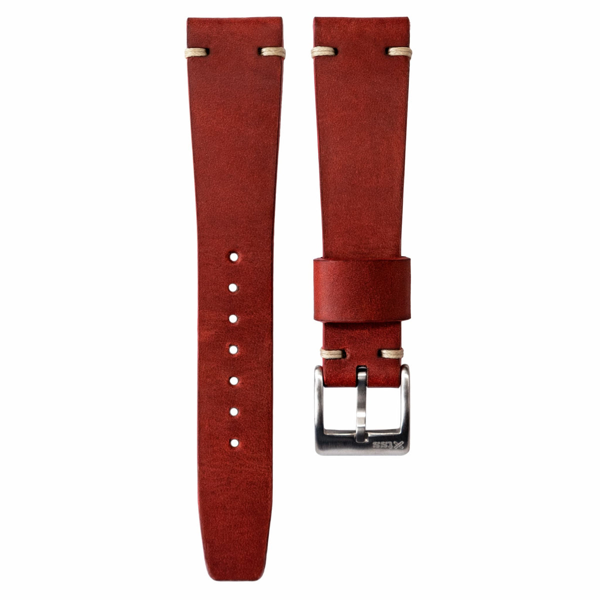 Red 2025 leather strap